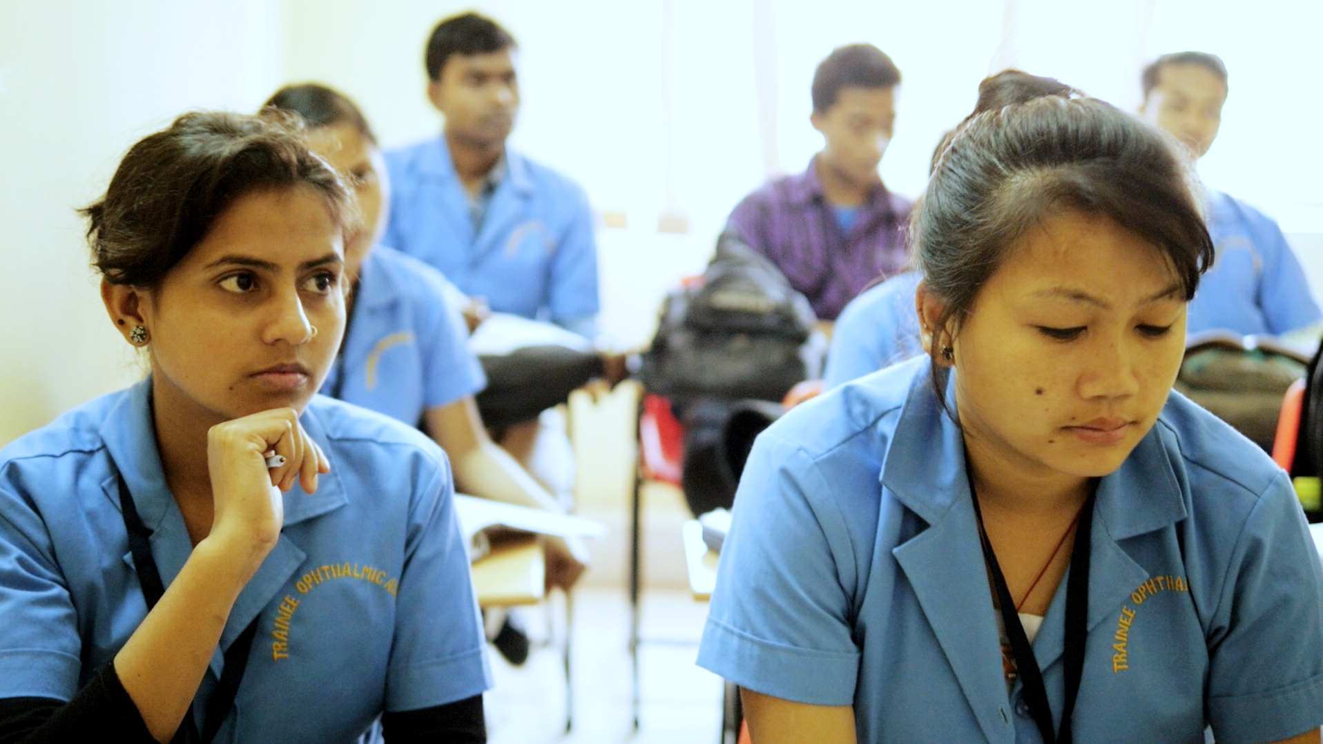 India - training ophthalmic assistants. Photo by Joe Raffanti.