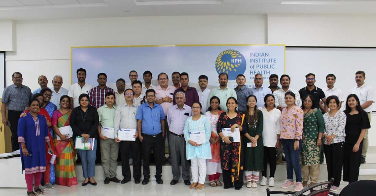 Photo: Seva partners participating in the Evidence-Informed Practice workshop in Hyderabad, India.