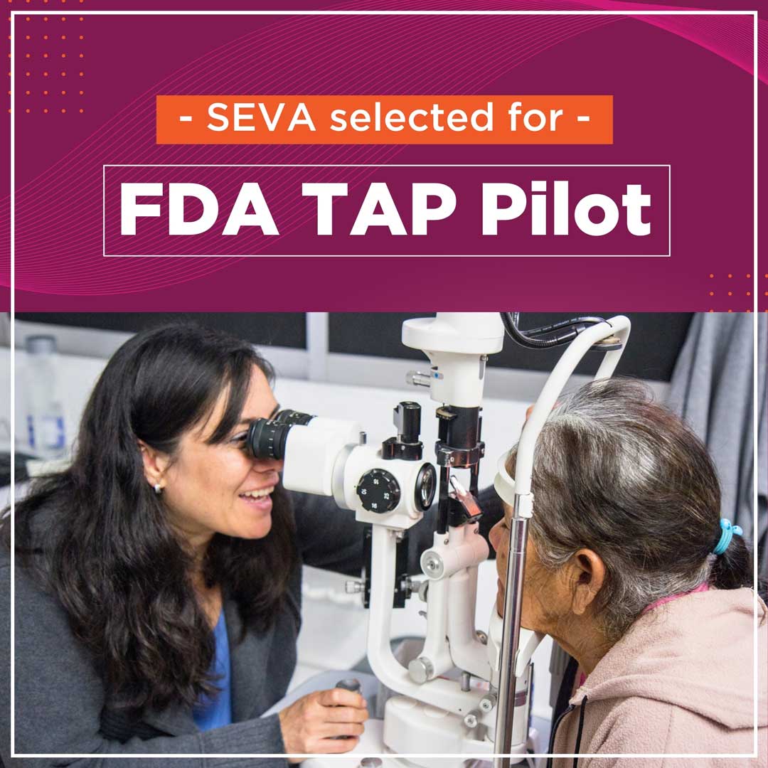 Seva selected for FDA TAP Pilot.