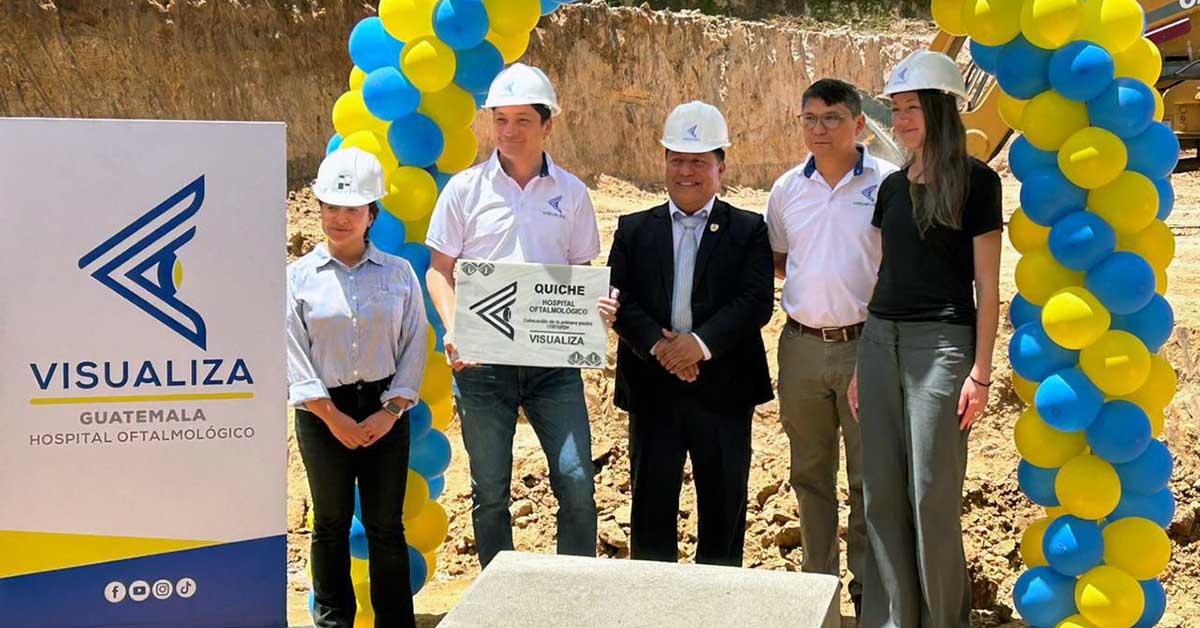 Quiche hospital groundbreaking, Guatemala.